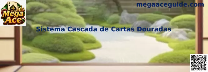 Sistema Cascada de Cartas Douradas Mega Ace