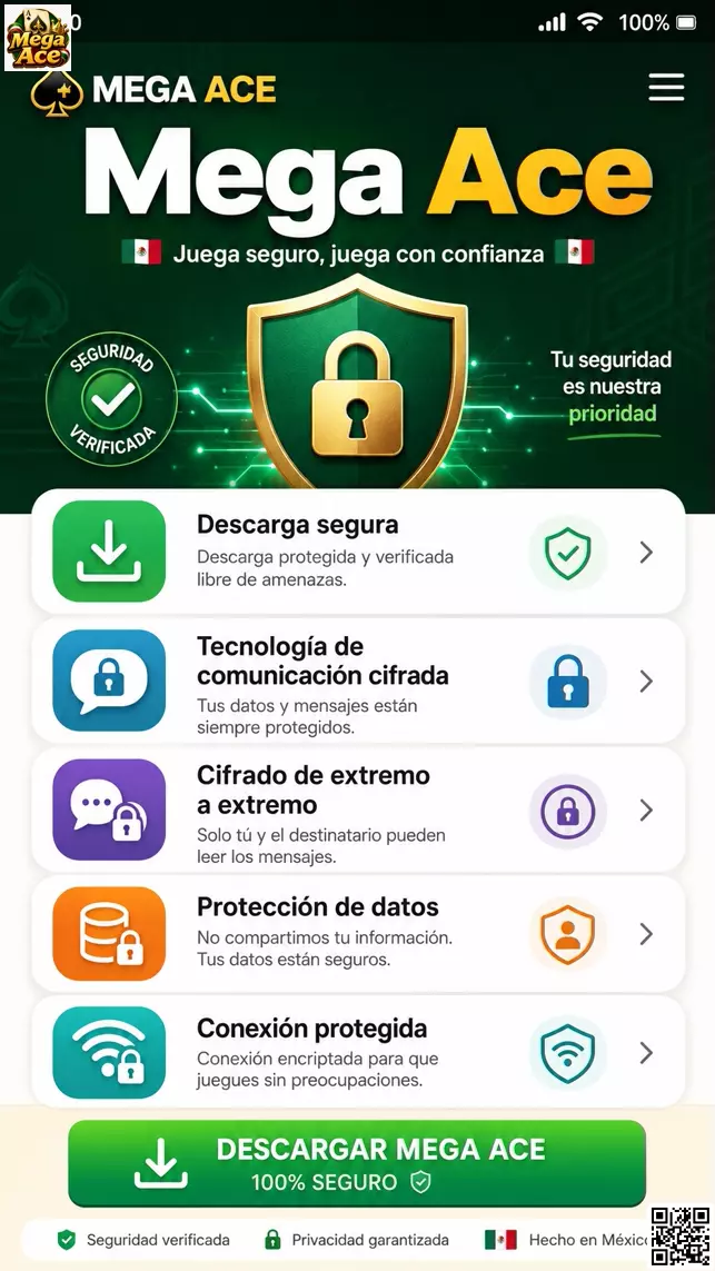 Aplicación Móvil Segura Mega Ace